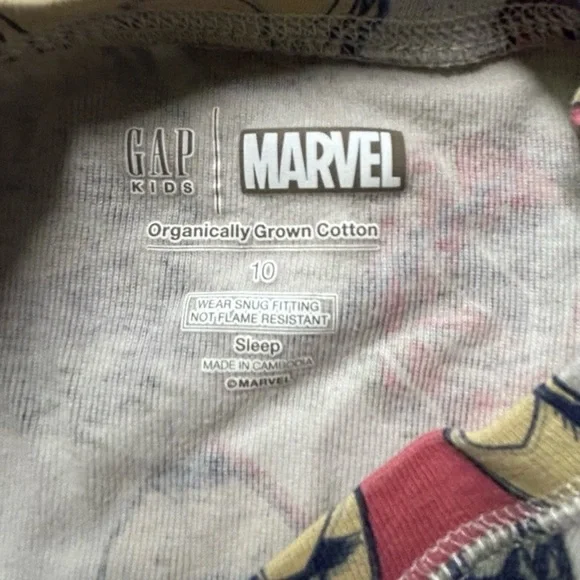 GAP Kids Character Print Pajama Set - Multicolor and Blue - Picture 3 of 4